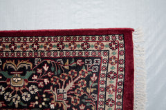 Red Persian Rug, Jammu Kashmir Rug
