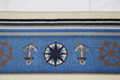 Machine Made Rug - Blue Oriental Rug