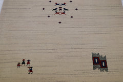 Wool Rug 6x9, Indian Hand Knotted Rug