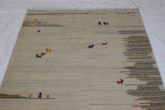 Traditional Rug, Hand Knotted Rug, 5x8 Area Rug