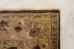 3x5 Afghan Rug, Oushak Design Rug