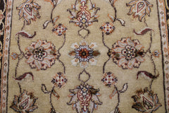 3x5 Oriental Rug, Indian Silk Flower Rug