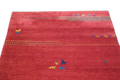 Hand Knotted Rug, Wool Indian Rug