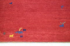Hand Knotted Rug, Wool Indian Rug