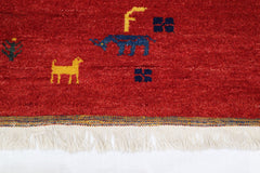 Hand Knotted Rug, Wool Indian Rug