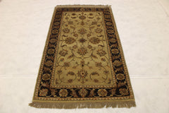 Oriental Area Rug, Indian Silk Flower Rug