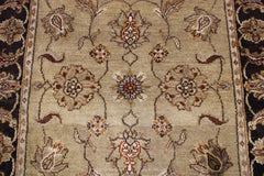 Oriental Area Rug, Indian Silk Flower Rug