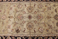 Oriental Area Rug, Indian Silk Flower Rug