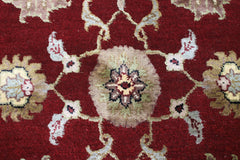 Persian Wool Rug, Silk Flower Rug