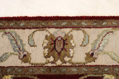 Persian Wool Rug, Silk Flower Rug