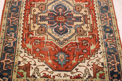 Indian Serapi Rug, 4x6 Oriental Rug