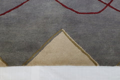 Hand Tufted Wool Rug, Colorful Rug