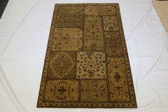 Indian Rug, 5x8 Area Rug, Handmade Rug, Traditional Rug