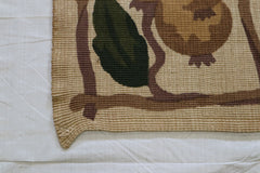 Fruits Design Rug, Handmade Indian Rug, 5x8 Area Rug