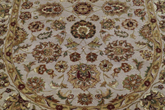 Indo Nepal Rug, Beige Rug, Oriental Rug, Indian Rug