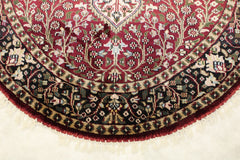 Persian Round Rug, Indian Round Rug, 4x4 Rug