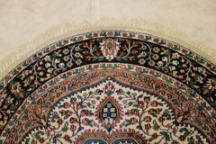 Persian Round Rug, 5x5 Round Rug, Jammu Kashmir Rug