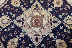 6x6 Round Rug, Pak Persian Rug, Hand Knotted Round Rug