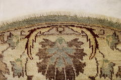 Afghan Round Rug, Chobi Design Rug, Traditional Rug
