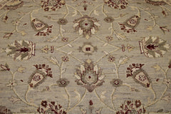 6x6 Round Rug, Pakistani Chobi Rug