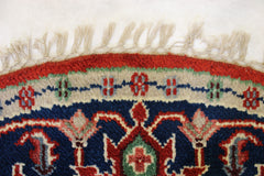 Serapi Round Rug, Indian Round Rug, 6x6 Round Rug