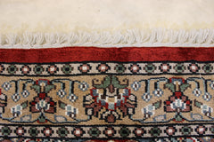 Jammu Kashmir Rug, Indian Hand Knotted Rug