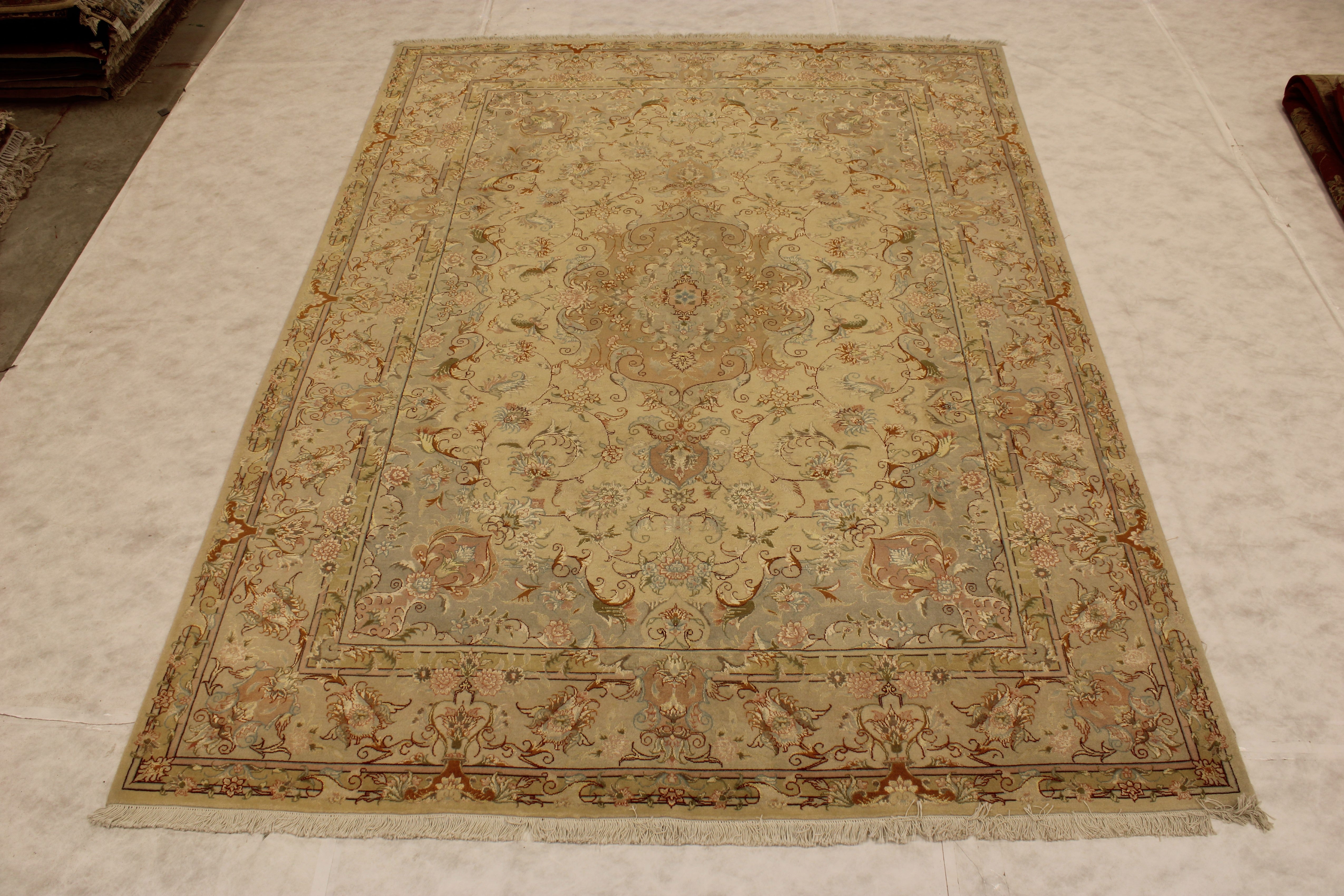 Tabriz Rug, Persian Rug, 8x11 Area Rug