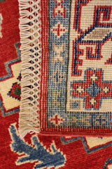 Kazak Hand Knotted Rug, 3x5 Afghan Rug