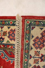 3x5 Tribal Rug, Afghan Kazak Rug