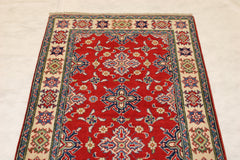 Afghan Kazak Rug, 3x5 Oriental Rug