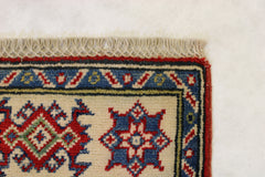 Afghan Kazak Rug, 3x5 Oriental Rug