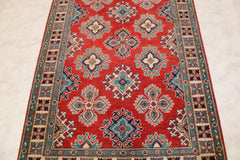 Afghan Oriental Rug, Kazak Hand Knotted Rug