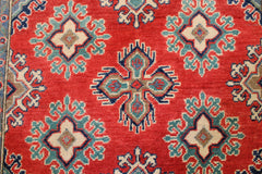 Afghan Oriental Rug, Kazak Hand Knotted Rug