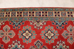 Afghan Oriental Rug, Kazak Hand Knotted Rug