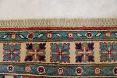 Afghan Oriental Rug, Kazak Hand Knotted Rug