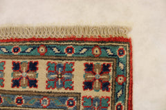 Afghan Oriental Rug, Kazak Hand Knotted Rug