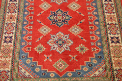 4x6 Kazak Rug, Afghan Tribal Rug