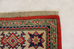 4x6 Kazak Rug, Afghan Tribal Rug