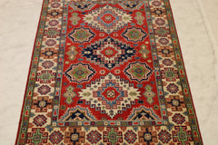 Afghan Kazak Rug, Tribal Area Rug