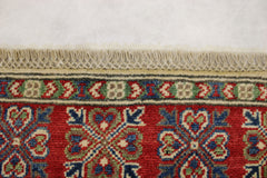 Afghan Kazak Rug, Oriental Wool Rug