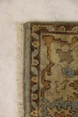 Indian Oushak Rug, Hand Knotted Traditional Rug