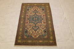 Turkish Kayseri Rug, Hand Knotted Wool Rug