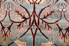 Geometric Wool Rug, Indian Floral Rug