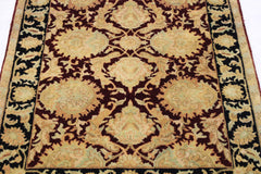 4x6 Floral Rug, Indian Geometric Rug