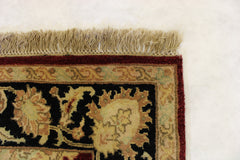 4x6 Floral Rug, Indian Geometric Rug