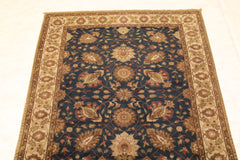 5x7 Floral Rug, Indian Geometric Rug