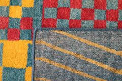 Gabbeh Rug, 6x9 Rug, Hand Knotted Rug