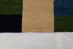 Hand Knotted Rug, Colorful Area Rug