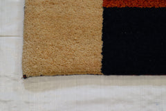 Hand Knotted Rug, Colorful Area Rug