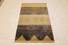 4x6 Hand Knotted Rug, Indian Oriental Rug